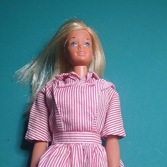 Mattel Doll 1966 with Striped Dress Japan - Picture 2 of 6